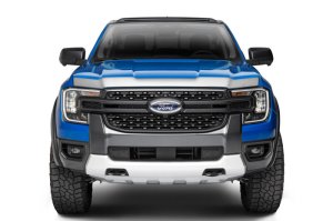 Ford Ranger Hood Deflector - Husky Liners - Aeroskin - Chrome - 2024+